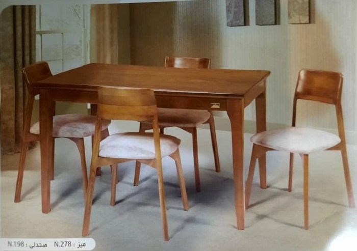 میز نهارخوری و صندلی کد 06