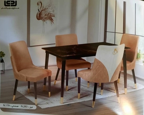 میز نهارخوری و صندلی کد 05